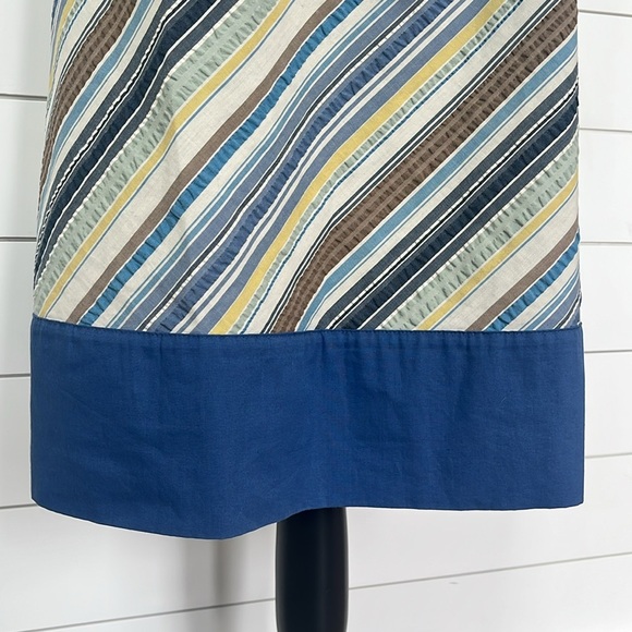 Patagonia Netty Dress striped tank seersucker sundress women’s size 8 - Picture 8 of 11